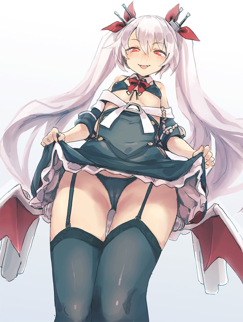 【Vampire-chan】Secondary erotic image of Azul Lane's silver-haired Lori sexy destroyer vampire-chan 19