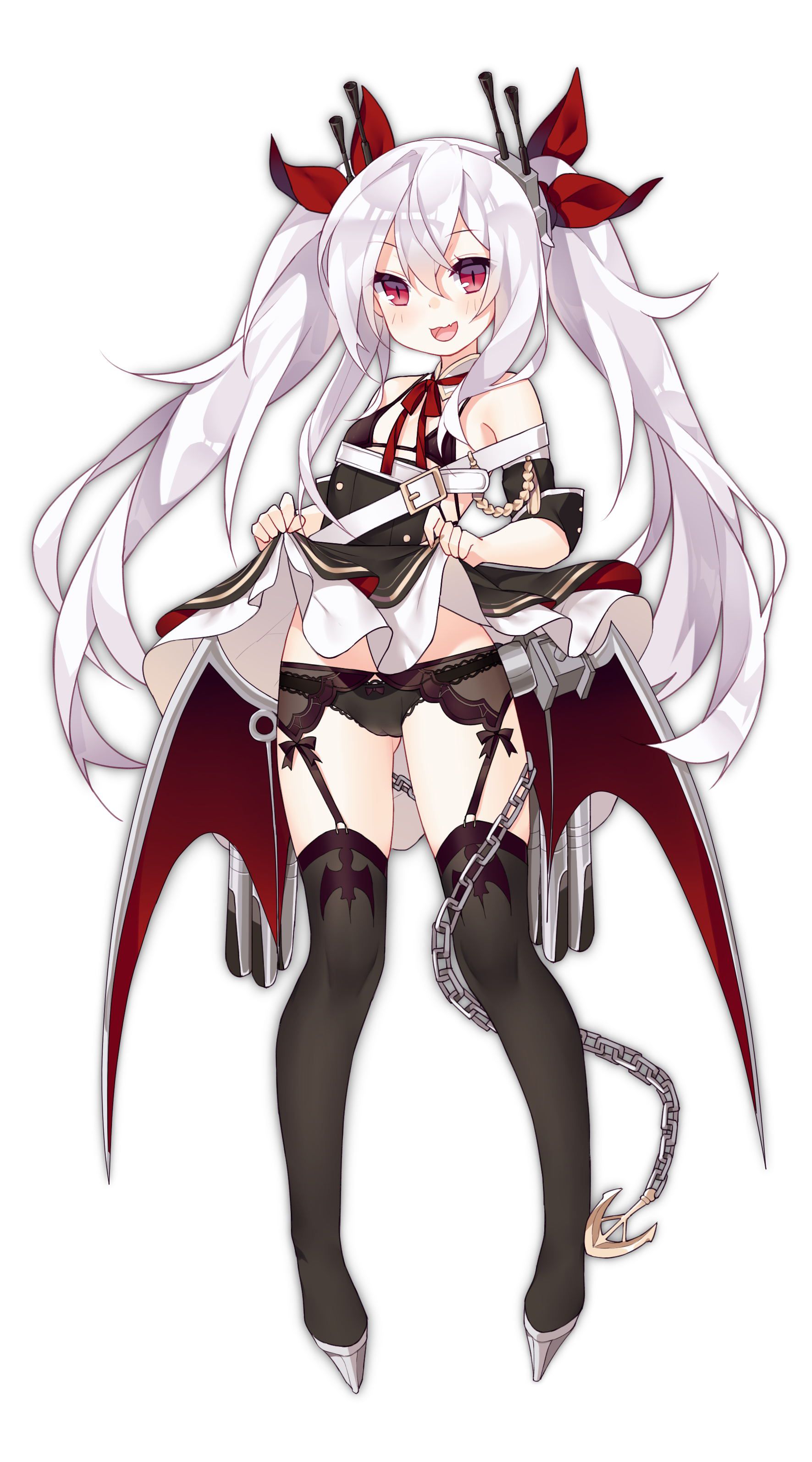 【Vampire-chan】Secondary erotic image of Azul Lane's silver-haired Lori sexy destroyer vampire-chan 26