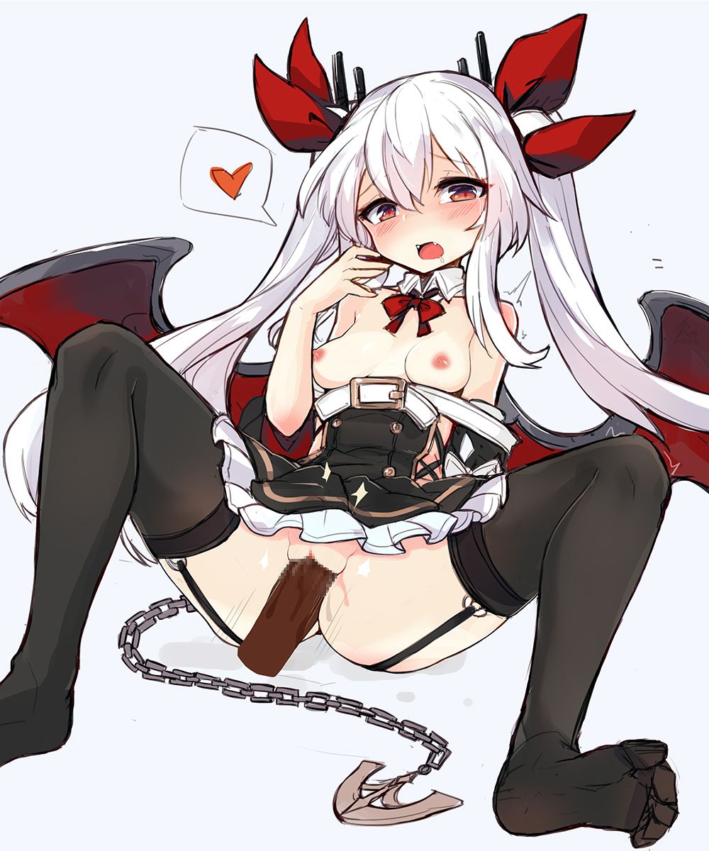 【Vampire-chan】Secondary erotic image of Azul Lane's silver-haired Lori sexy destroyer vampire-chan 37