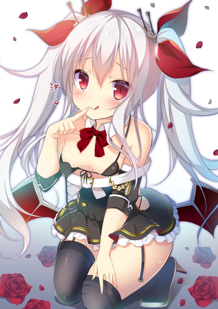 【Vampire-chan】Secondary erotic image of Azul Lane's silver-haired Lori sexy destroyer vampire-chan 42