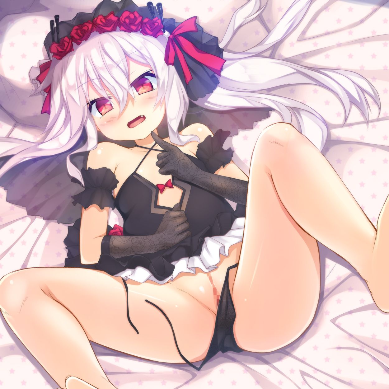 【Vampire-chan】Secondary erotic image of Azul Lane's silver-haired Lori sexy destroyer vampire-chan 55