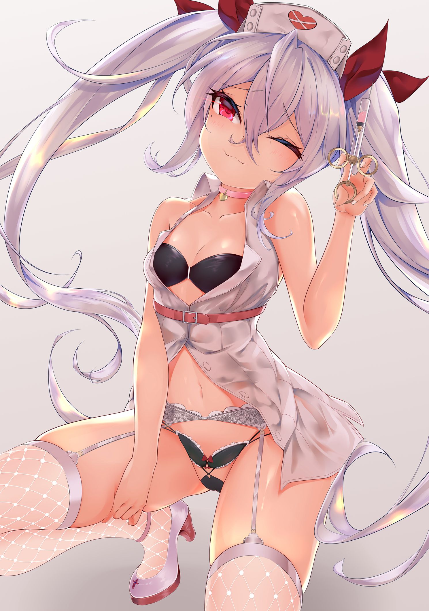 【Vampire-chan】Secondary erotic image of Azul Lane's silver-haired Lori sexy destroyer vampire-chan 60