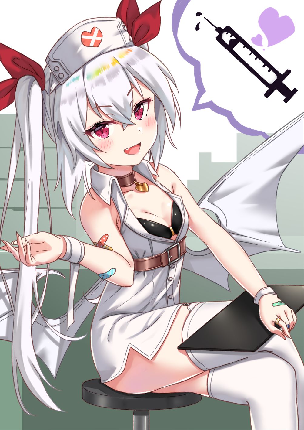 【Vampire-chan】Secondary erotic image of Azul Lane's silver-haired Lori sexy destroyer vampire-chan 66