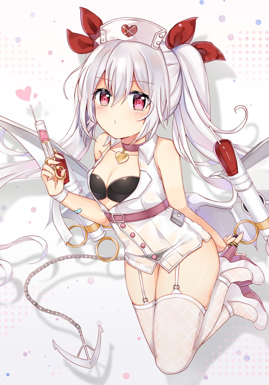 【Vampire-chan】Secondary erotic image of Azul Lane's silver-haired Lori sexy destroyer vampire-chan 70