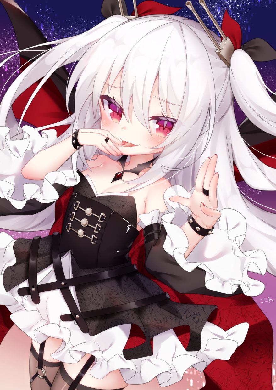 【Vampire-chan】Secondary erotic image of Azul Lane's silver-haired Lori sexy destroyer vampire-chan 82