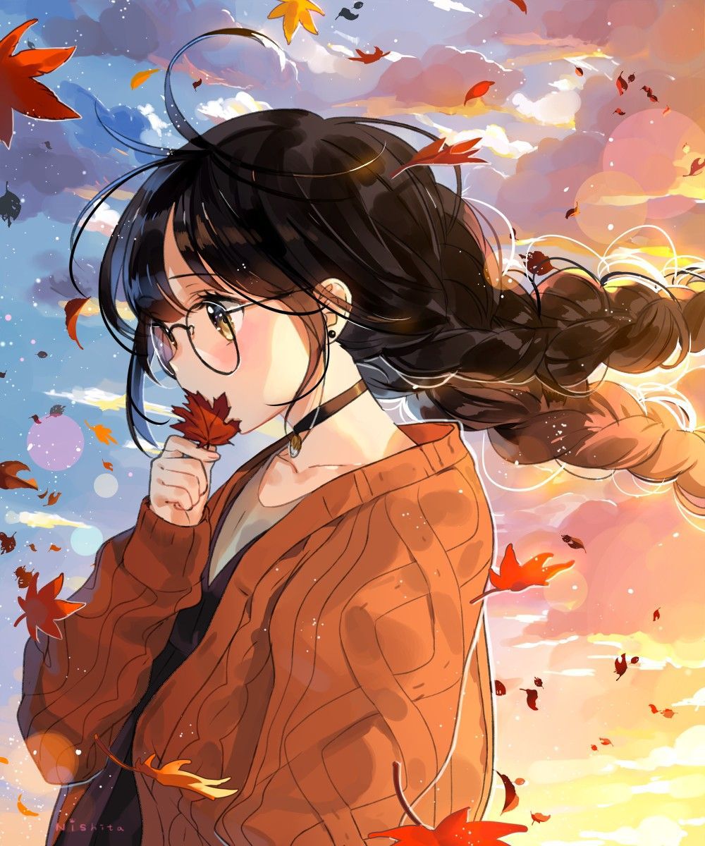 [2 next] beautiful girl secondary image [non-erotic] feel the autumn likeness 1