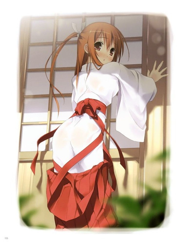 [Secondary] Moe erotic image thread of a cute shrine maiden to cleanse the heart 1