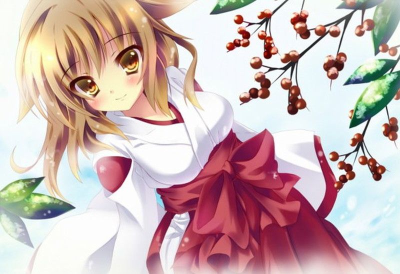 [Secondary] Moe erotic image thread of a cute shrine maiden to cleanse the heart 12