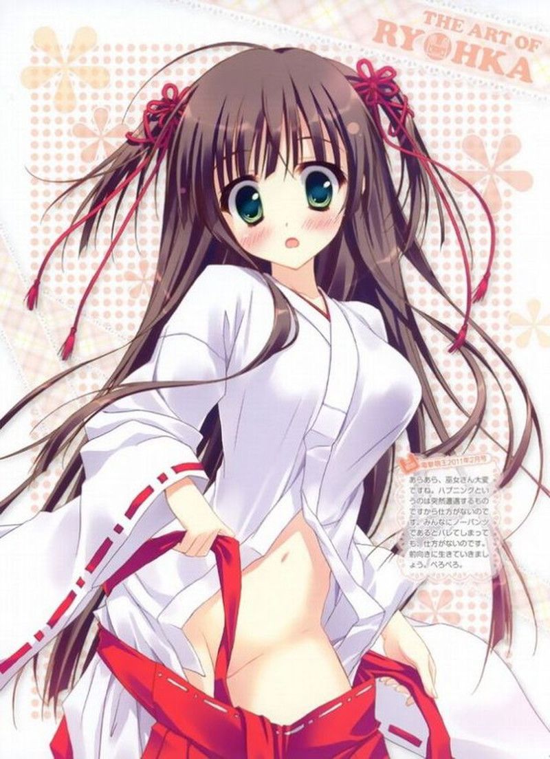 [Secondary] Moe erotic image thread of a cute shrine maiden to cleanse the heart 14