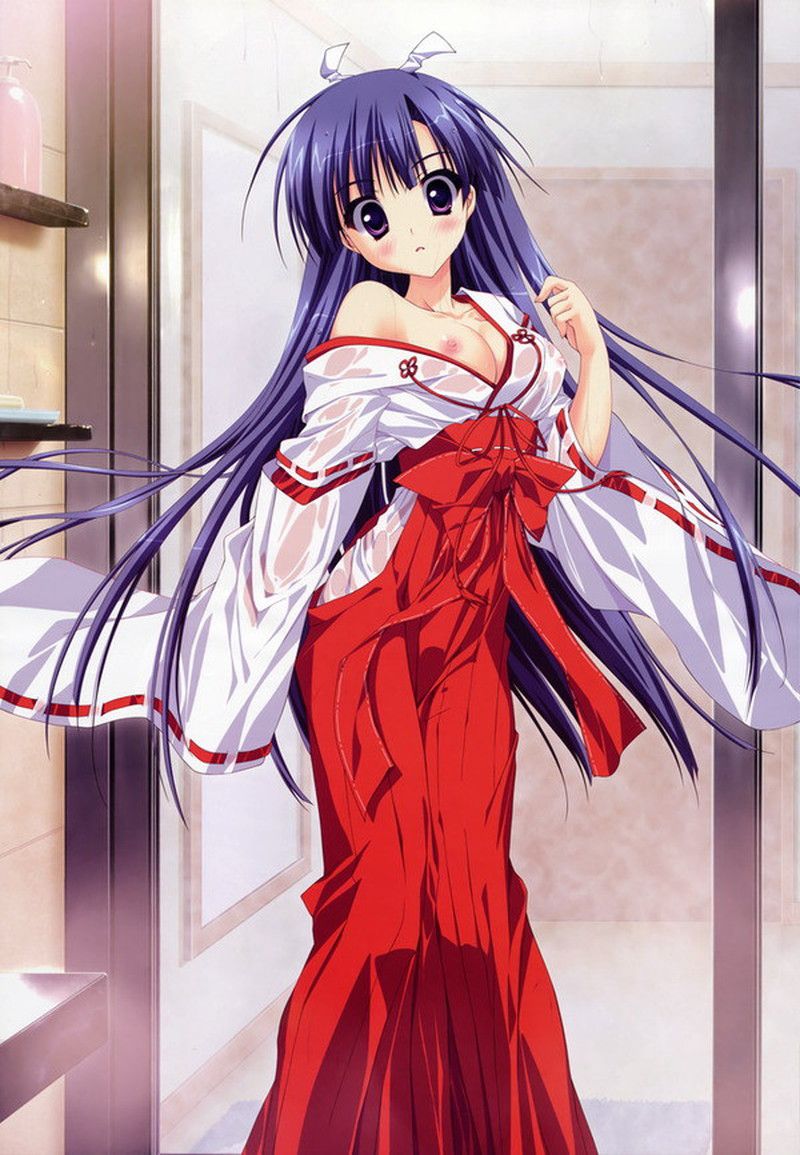 [Secondary] Moe erotic image thread of a cute shrine maiden to cleanse the heart 32