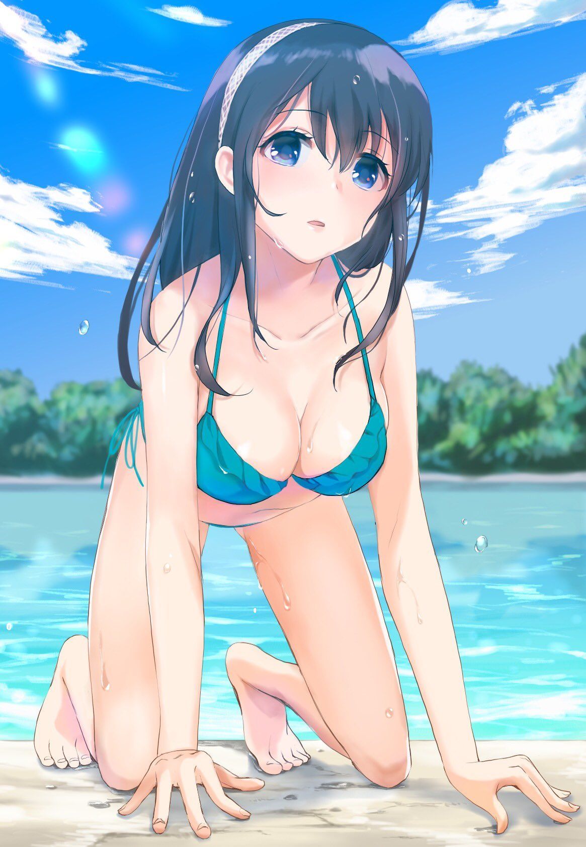 Secondary image summary of cute girl swimsuit 9