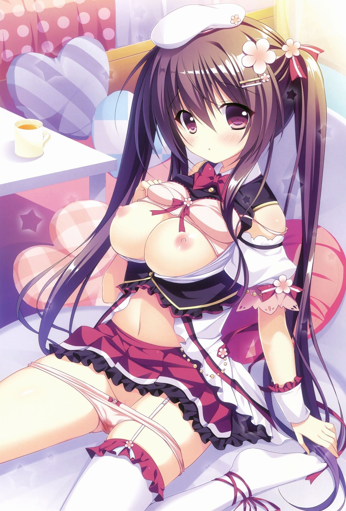 【Secondary Erotica】Erotic image of the etched body of a girl with twin tails is here 7