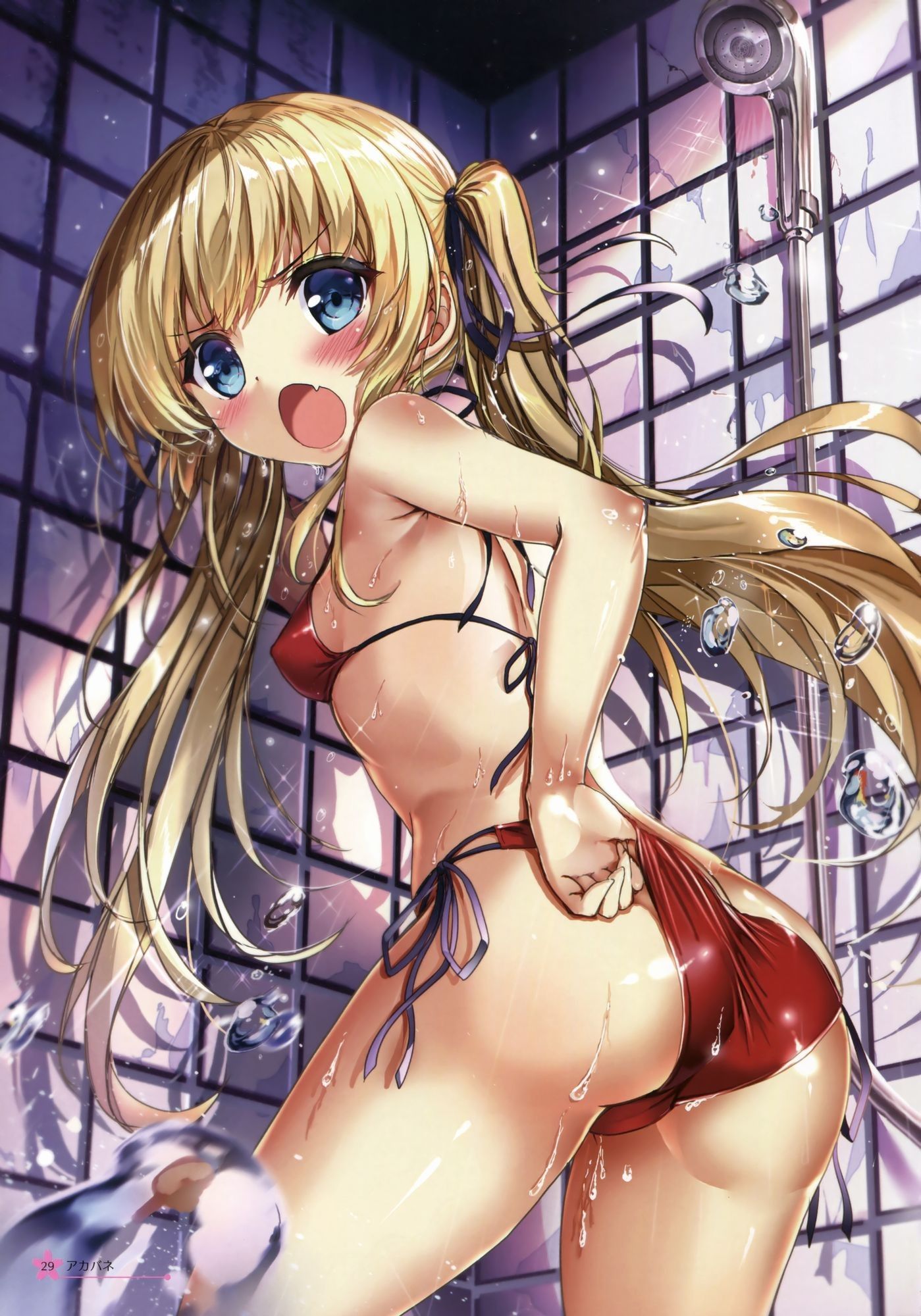 【Secondary Erotica】Erotic image of the etched body of a girl with twin tails is here 8