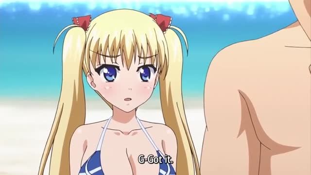 It's summer with JK and beach sex! Zupo Demon father hentai anime with oil 5