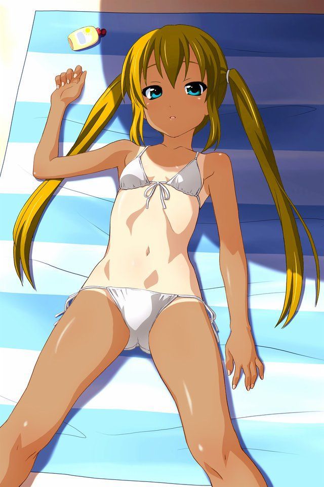 [Tan Loli] girl in full view of the tan mark is not fit to wear the costume is wearing a swimsuit and water ruins like summer! 10