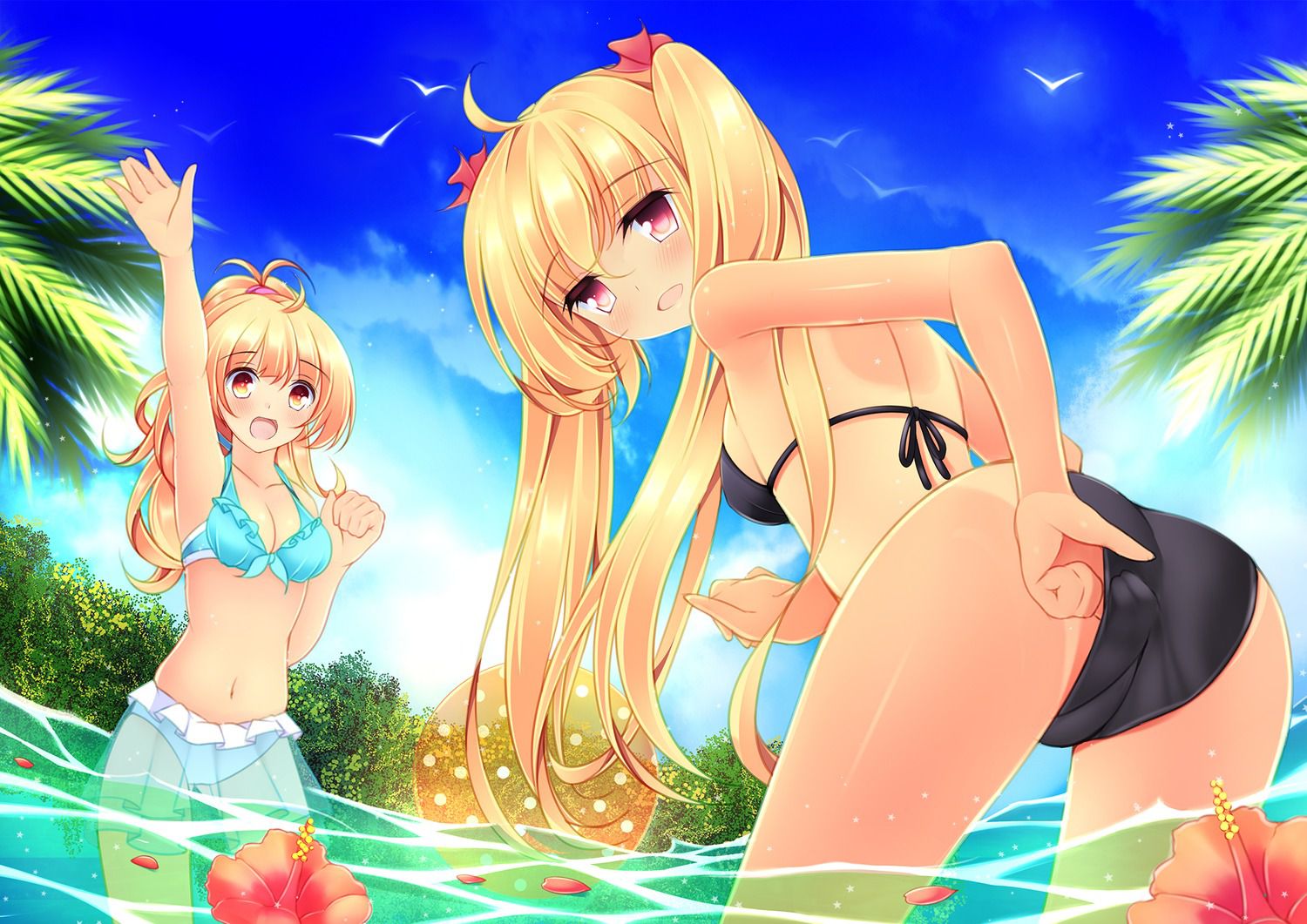 [Tan Loli] girl in full view of the tan mark is not fit to wear the costume is wearing a swimsuit and water ruins like summer! 33