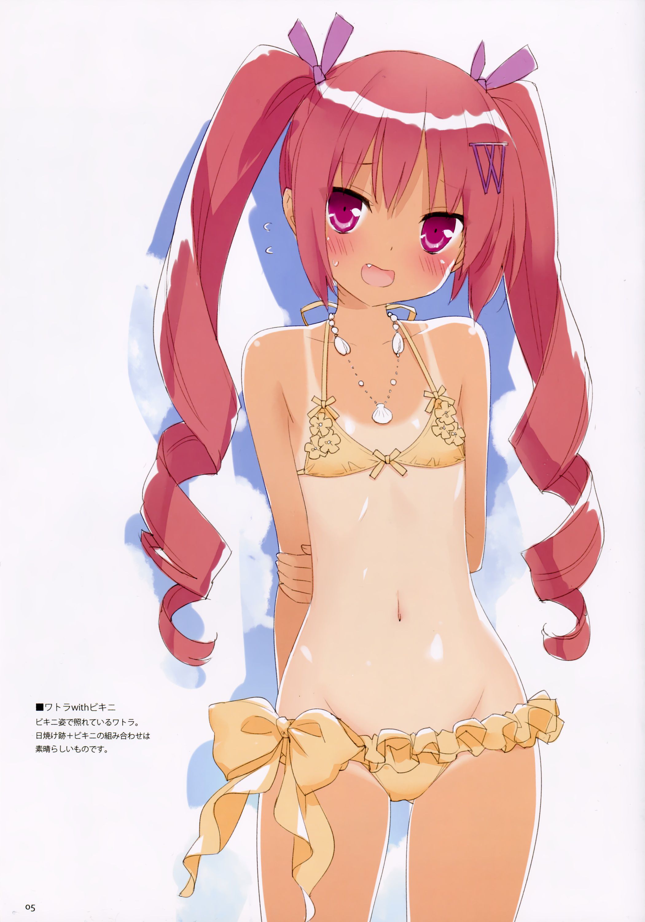 [Tan Loli] girl in full view of the tan mark is not fit to wear the costume is wearing a swimsuit and water ruins like summer! 36