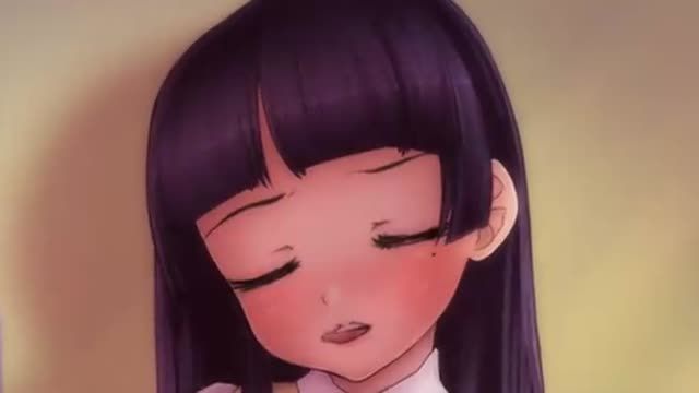 [H Anime] [3d hentai anime] hair of bangs tea black hair is pierrot in your mouth. 3