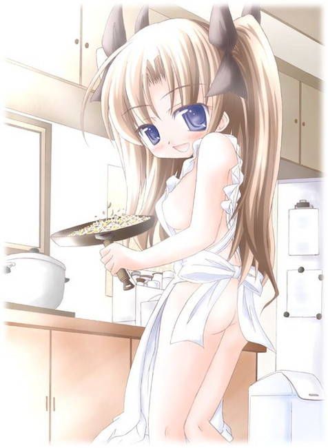 Erotic image to understand the naughty charm of naked apron 11