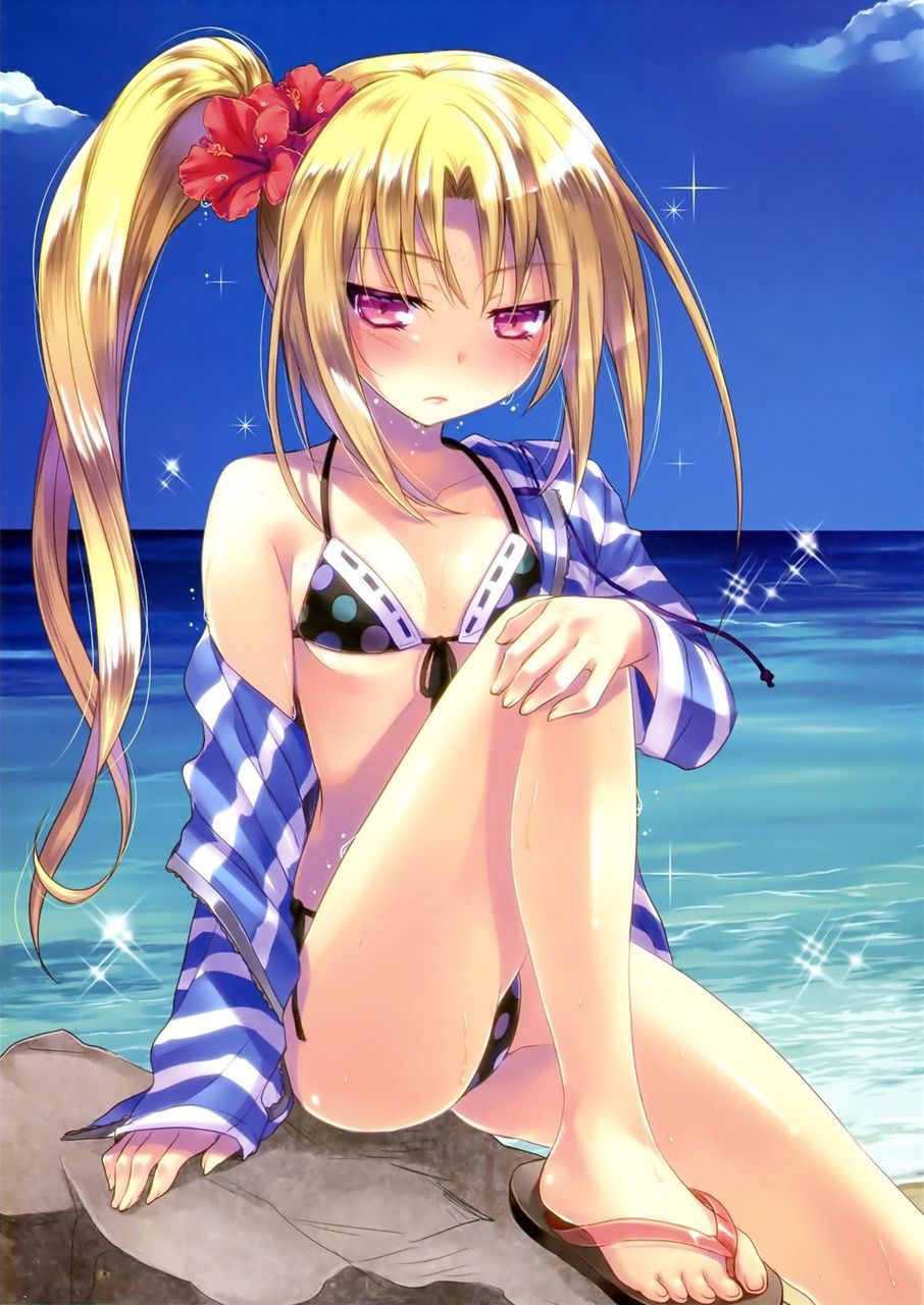Swimsuit wearing a lewd dress that nails the gaze in the sea or pool it is swimsuit 11