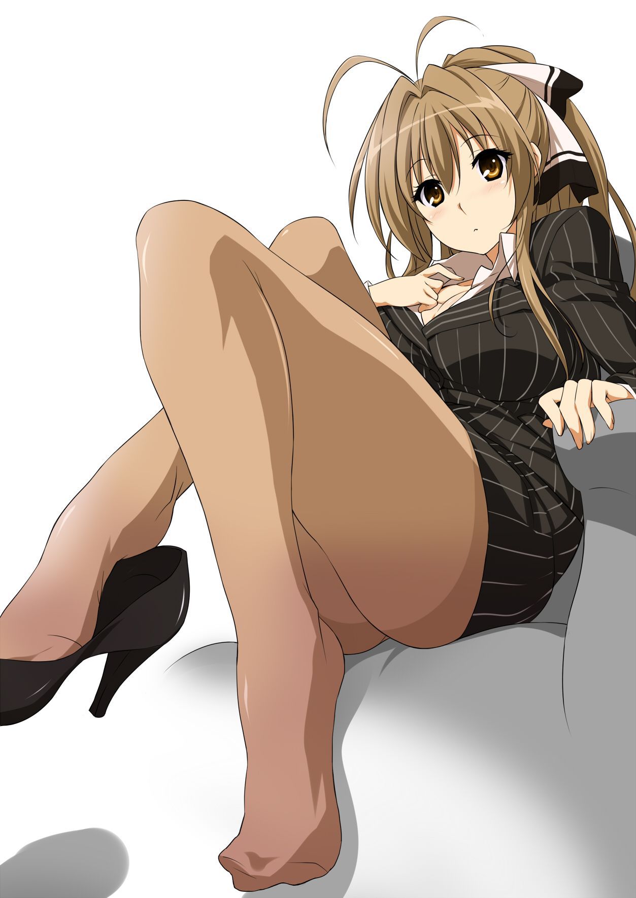 [Secondary ZIP] beautiful girl image want to cheek the legs of pantyhose tights 6