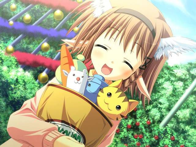 [60 photos] Cute happy image collection of a girl who is two-dimensional, smile. 2 [Laughing] 55