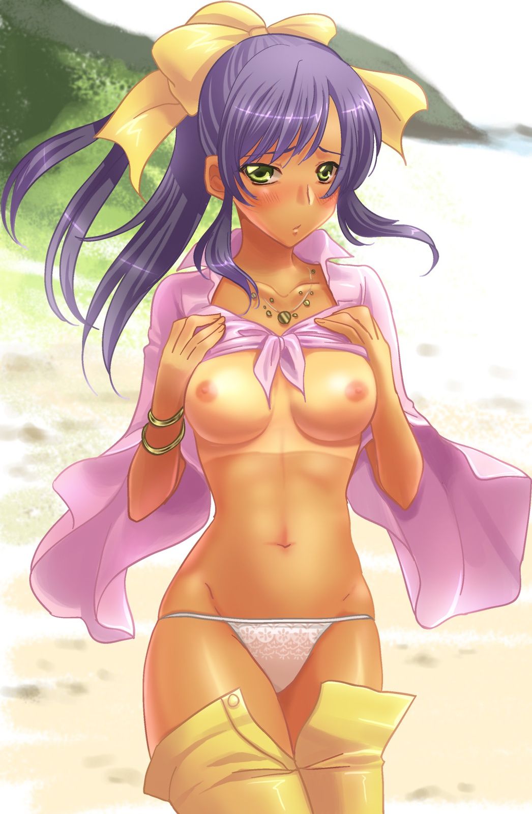 【Erotic Anime Summary】 Swimsuit girl with tan scars is too erotic wwww 【Secondary erotic】 26