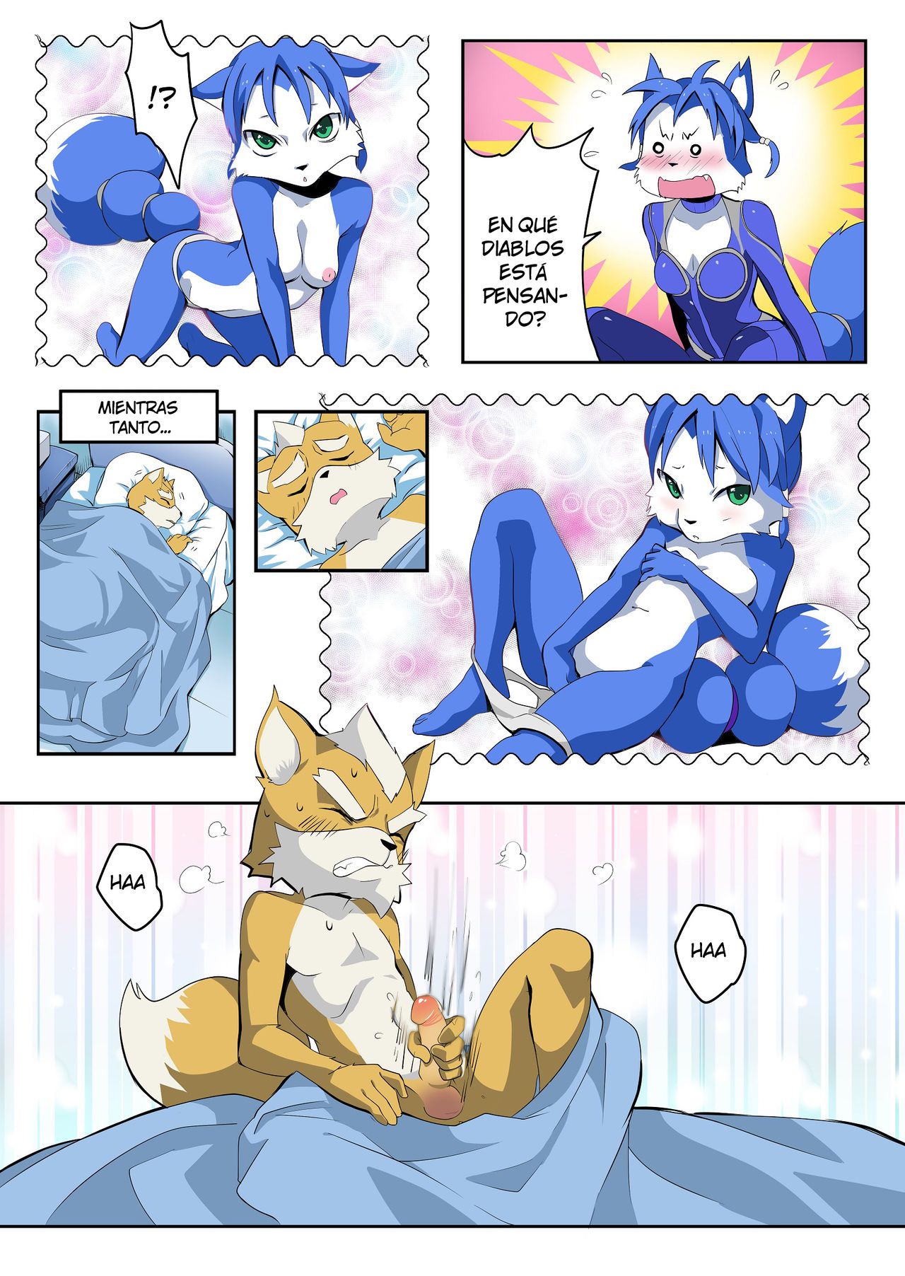 [Eudetenis] Krystal and Fox (Star Fox) [Spanish] 11