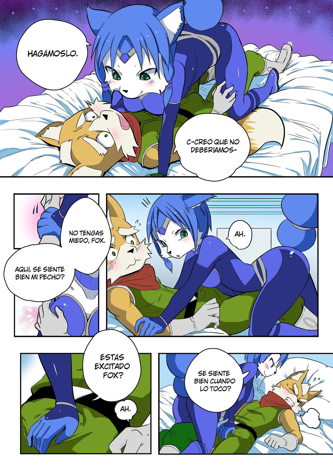 [Eudetenis] Krystal and Fox (Star Fox) [Spanish] 18