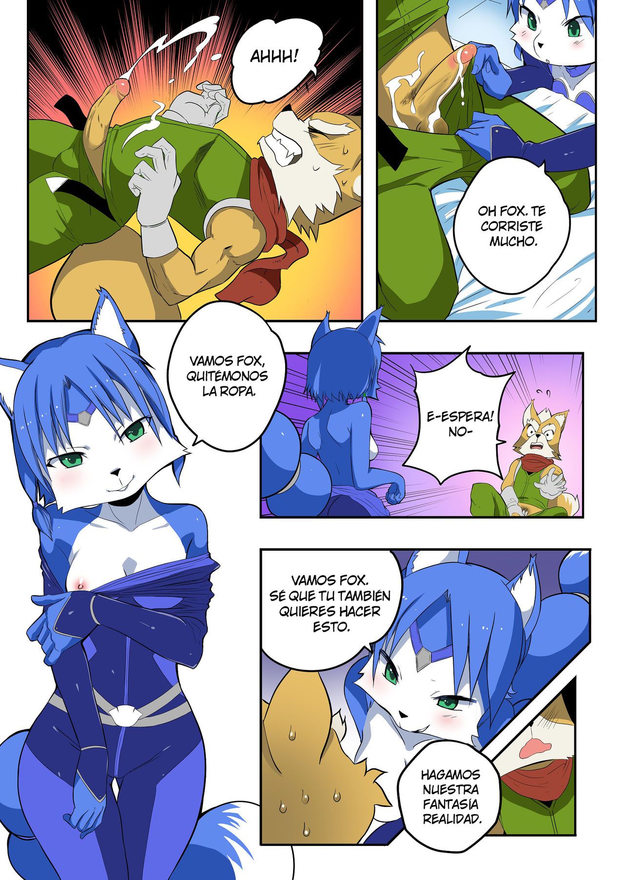 [Eudetenis] Krystal and Fox (Star Fox) [Spanish] 20