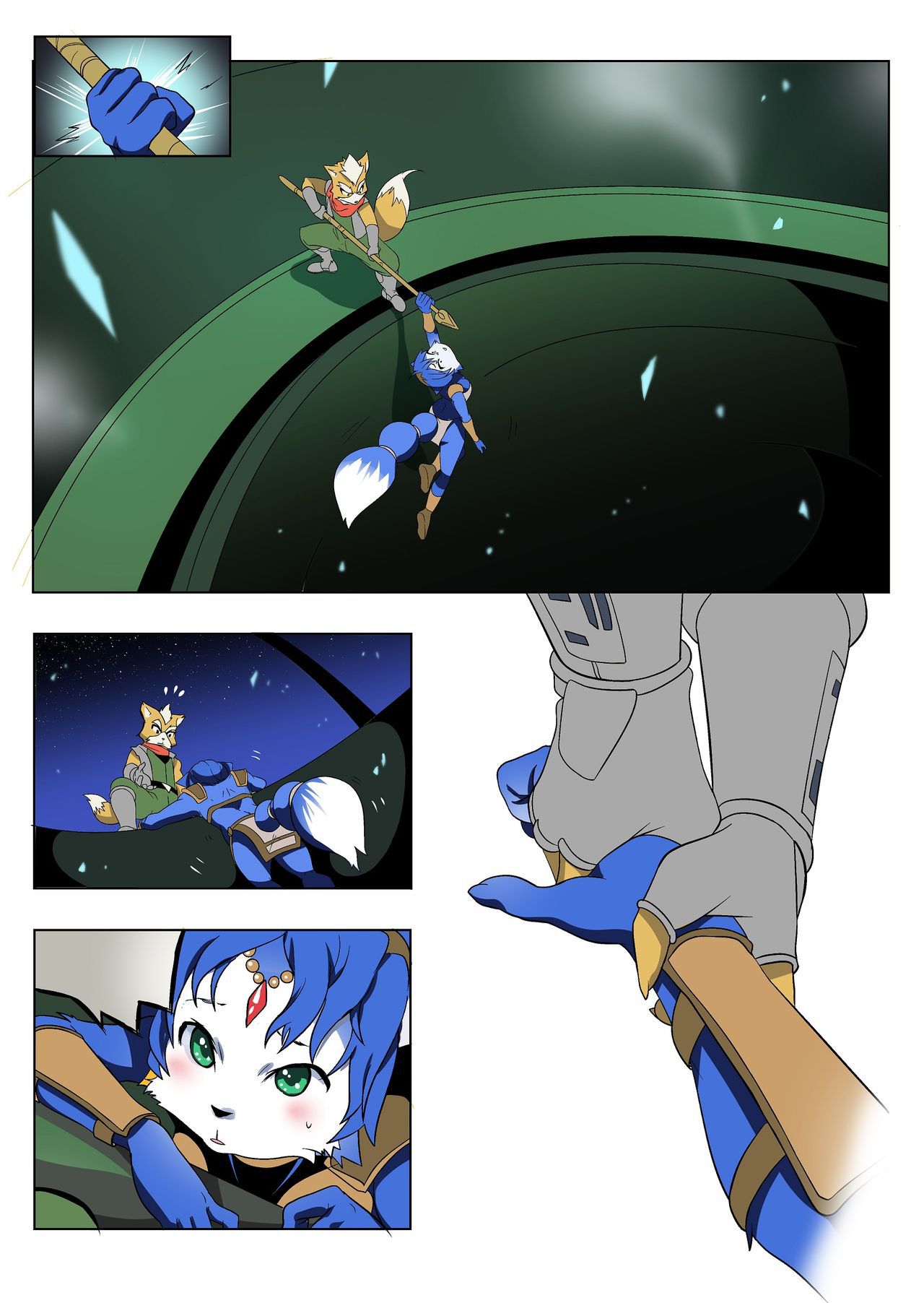 [Eudetenis] Krystal and Fox (Star Fox) [Spanish] 4