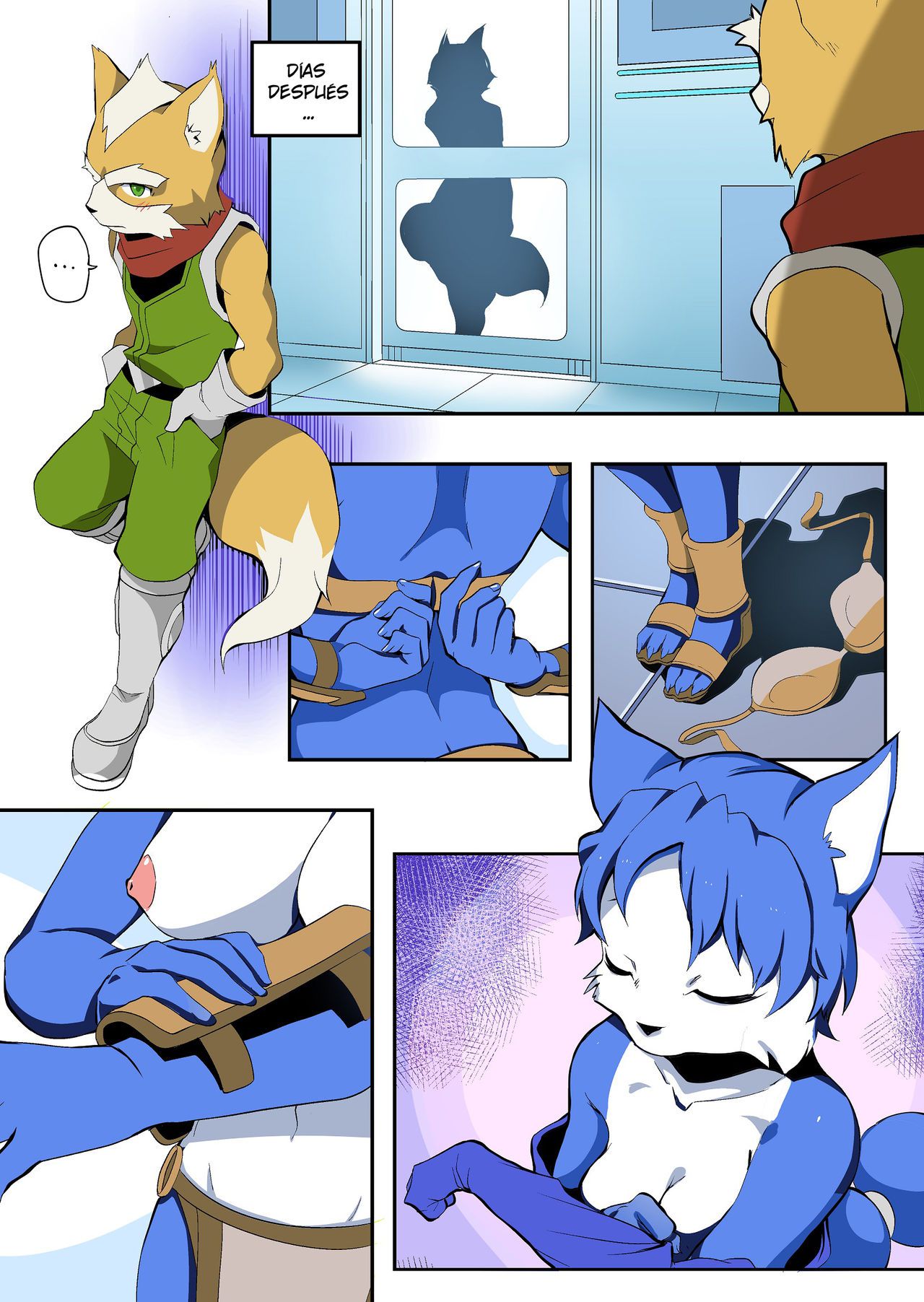 [Eudetenis] Krystal and Fox (Star Fox) [Spanish] 8