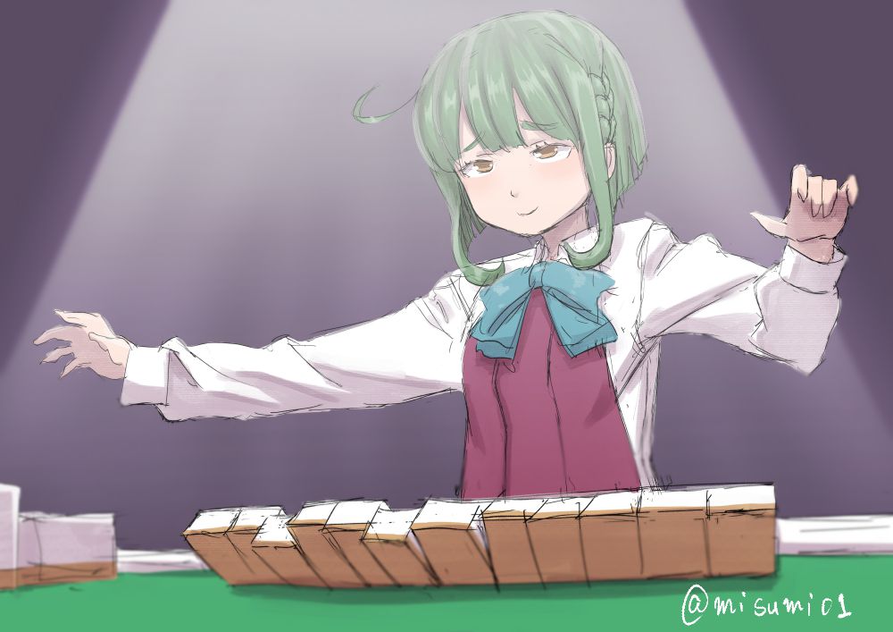 [Secondary ZIP] 100 pictures of mahjong and beautiful girl because it seems to be a day of mahjong 70