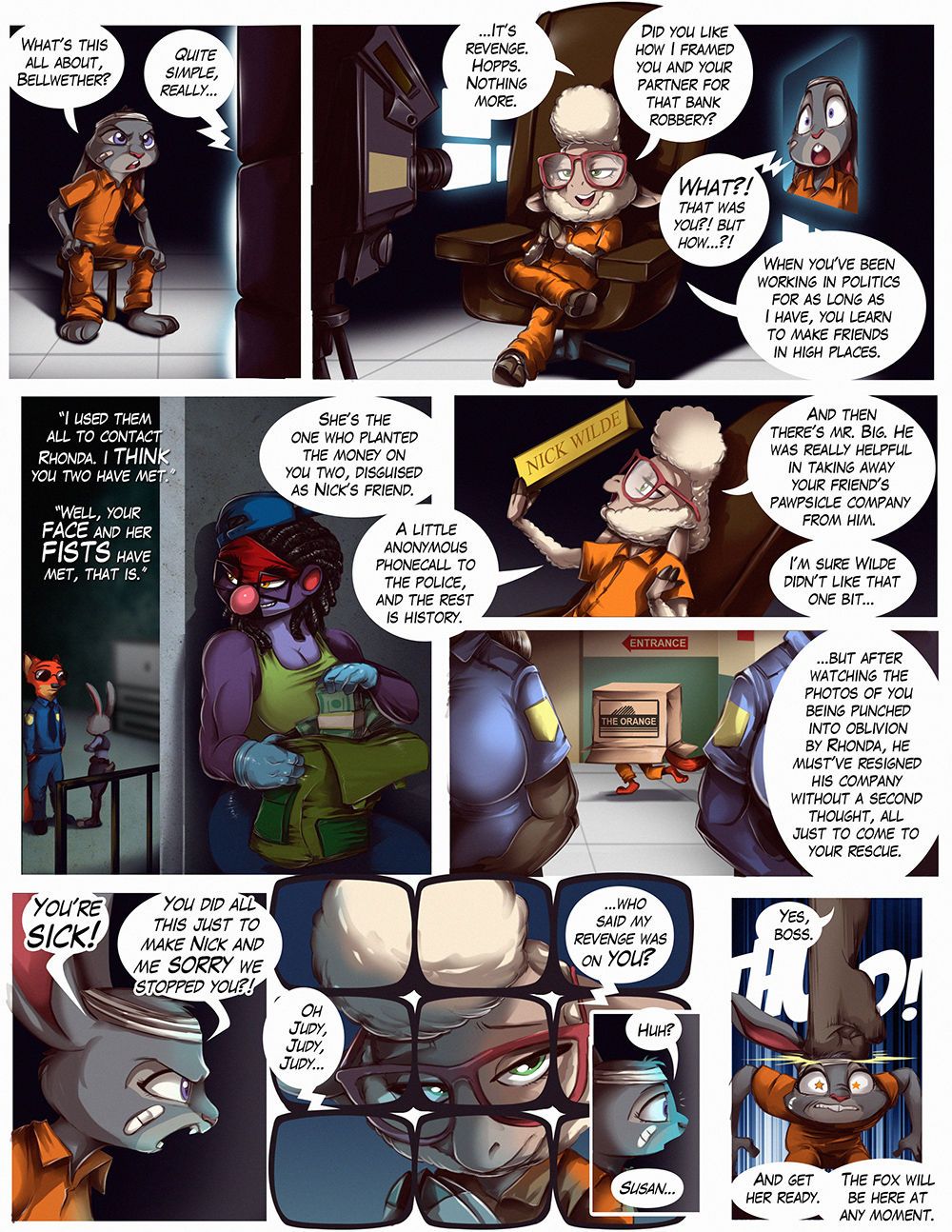 [Nauyaco, Land24] Guilty! Judy & Nick Go to Jail (Zootopia) Ongoing 16