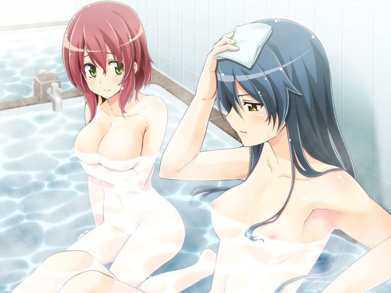 I'm going to put the erotic cute image of Bath hot spring! 1