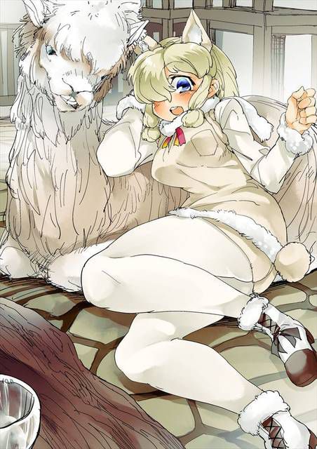 [Brute friends] Alpaca's mofumofu cute secondary erotic image. One 2