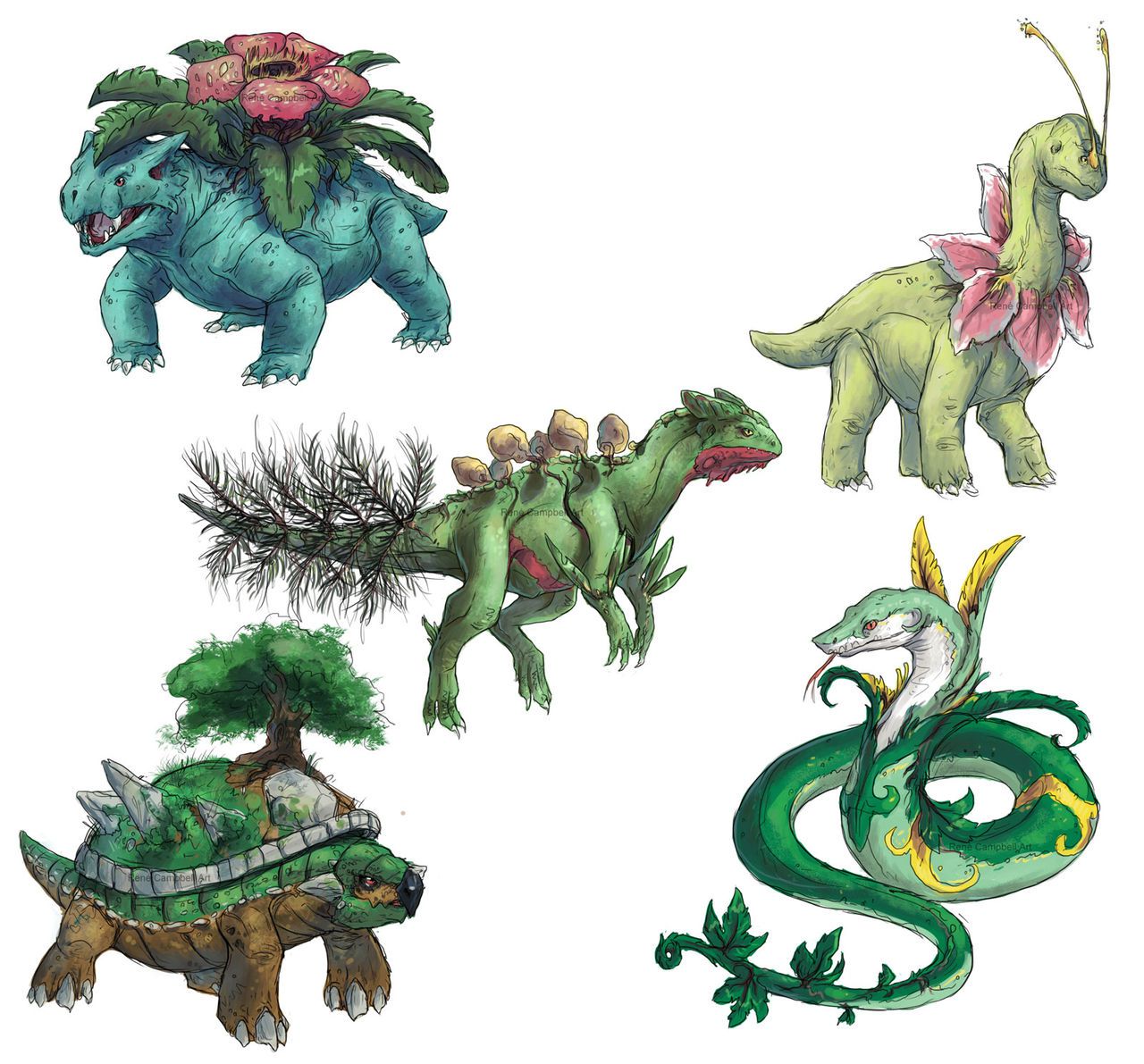 Realistic Pokemon by Rene Campbell 23