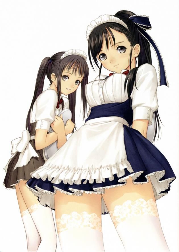 Erotic image summary of the maid coming out! 16