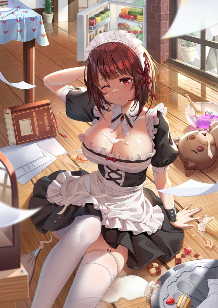 Erotic image summary of the maid coming out! 4