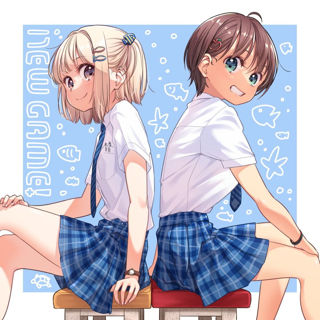 Manga "NEW GAME!" The final 13 volumes and the store perks of the art book are too many illustrations of girls! 16