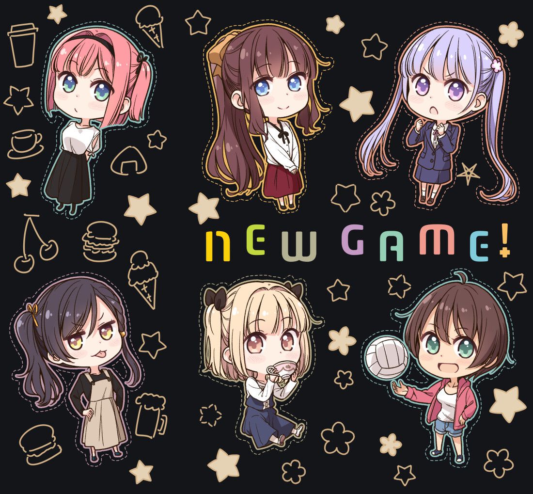 Manga "NEW GAME!" The final 13 volumes and the store perks of the art book are too many illustrations of girls! 7