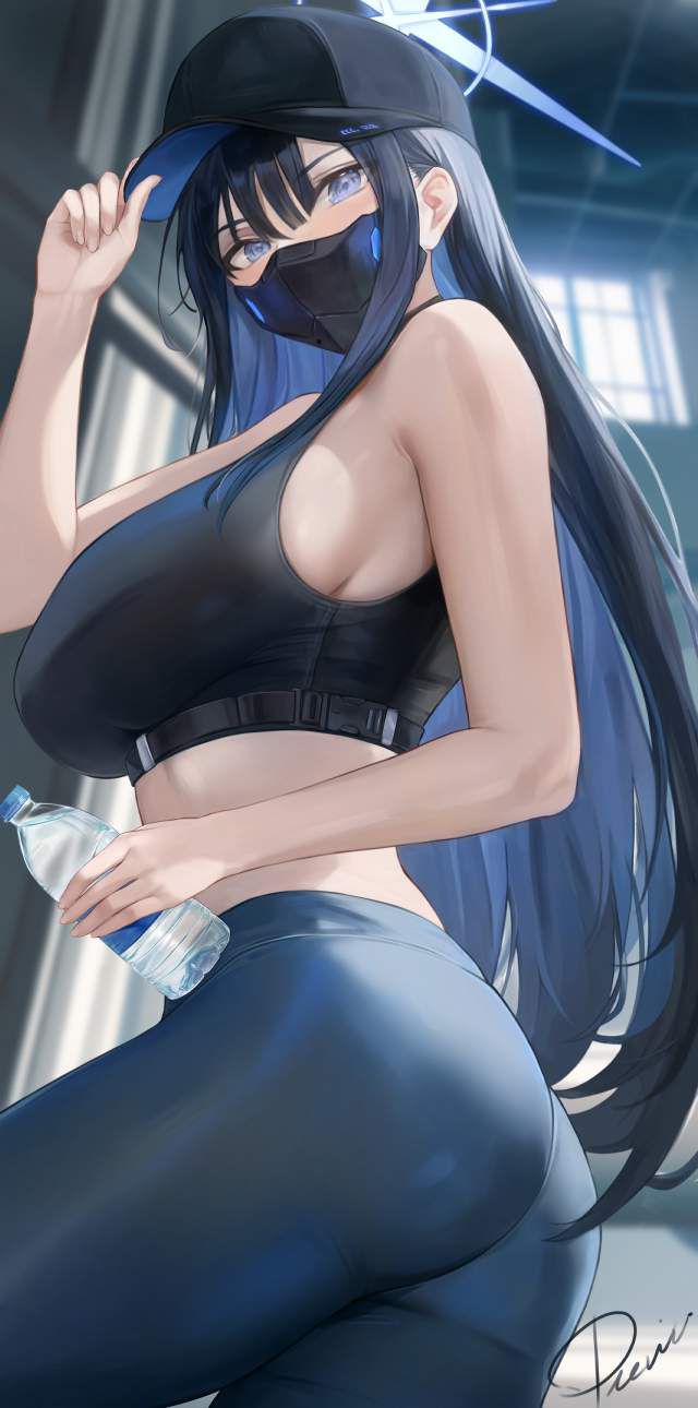 [Beware of heat stroke! ] Secondary erotic image of a girl hydrating during a break from exercise 13