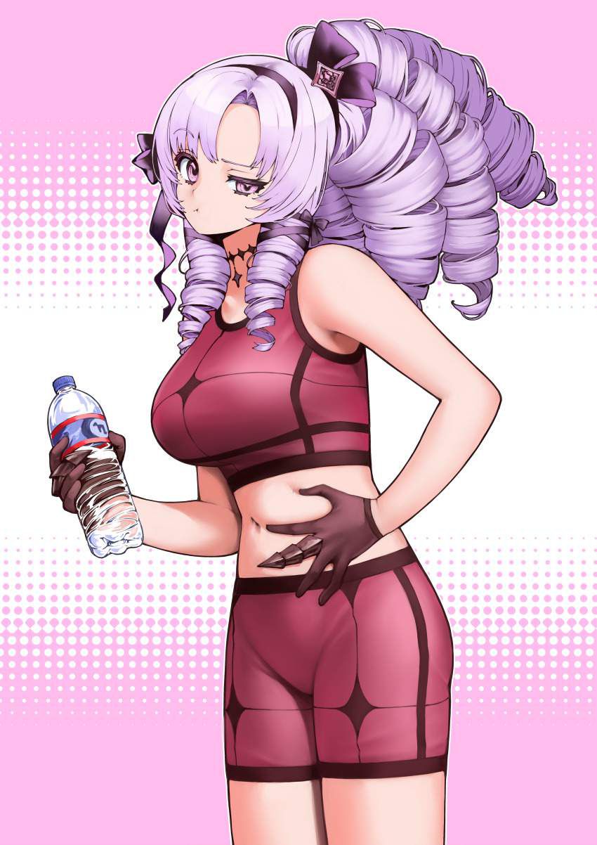[Beware of heat stroke! ] Secondary erotic image of a girl hydrating during a break from exercise 22