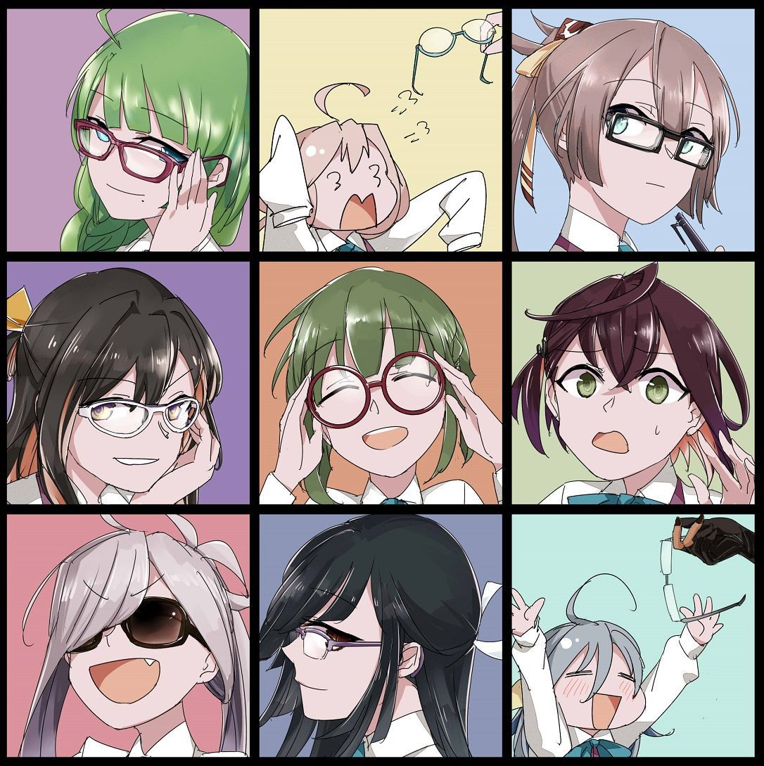 [Secondary zip] glasses Offshore-chan's cute image summary of this ship of the body 19
