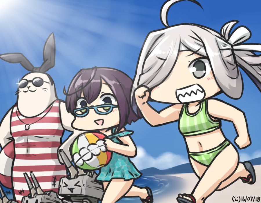 [Secondary zip] glasses Offshore-chan's cute image summary of this ship of the body 20