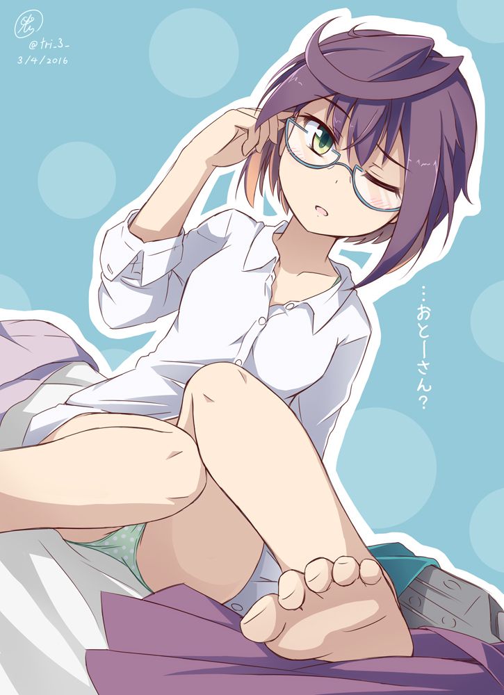 [Secondary zip] glasses Offshore-chan's cute image summary of this ship of the body 26