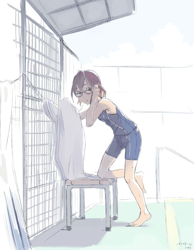 [Secondary zip] glasses Offshore-chan's cute image summary of this ship of the body 3