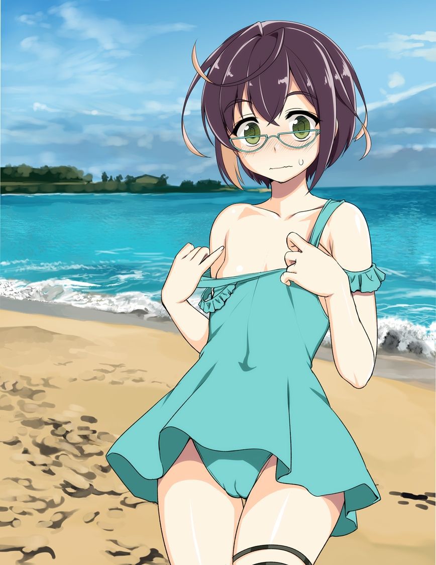 [Secondary zip] glasses Offshore-chan's cute image summary of this ship of the body 9