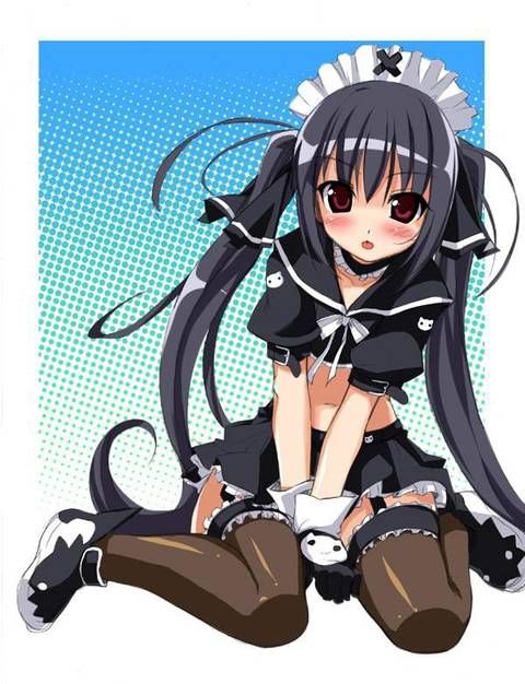 [55 sheets] Kava of twin Tails (a) good!! Two-dimensional girl fetish image. 13 [Hairstyle] 45