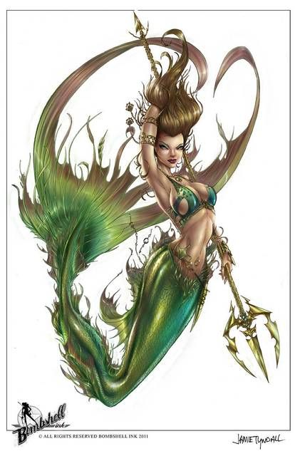 [52 Photos] The fantasy two-dimensional fetish image of mermaids. 9 [Mermaid] 10
